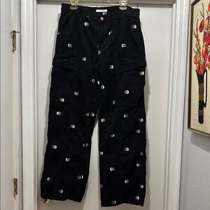 PacSun Smiley Corduroy Puddle Pants